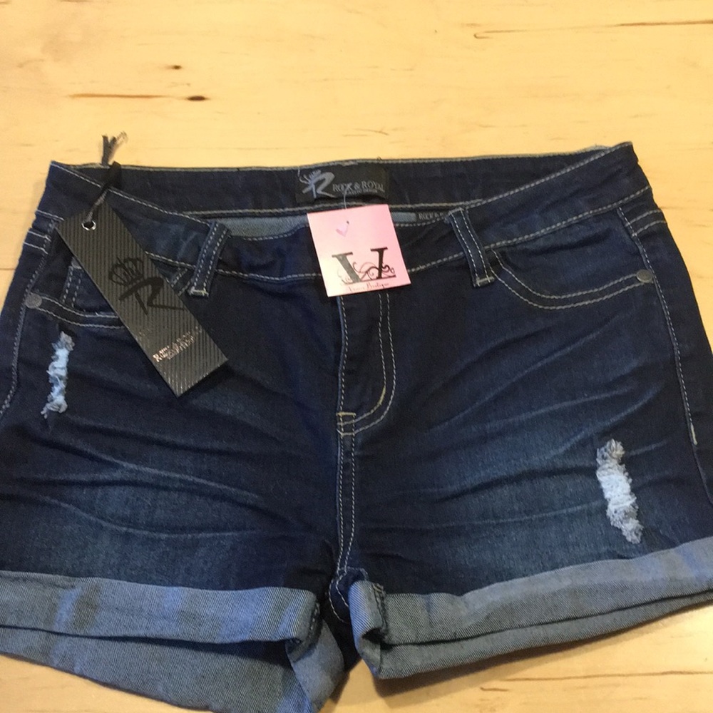 Denim shorts